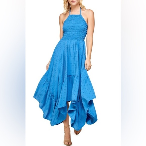 NWT KOKO & MASON Tiered Maxi Dress in Fuchsia in Size Large - Picture 2 of 16
